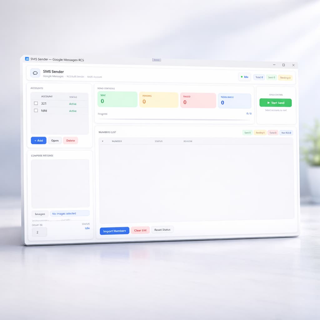RCS SMS Sender Software